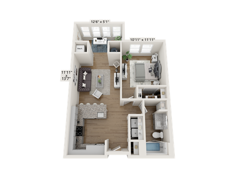 A1A Floor Plan